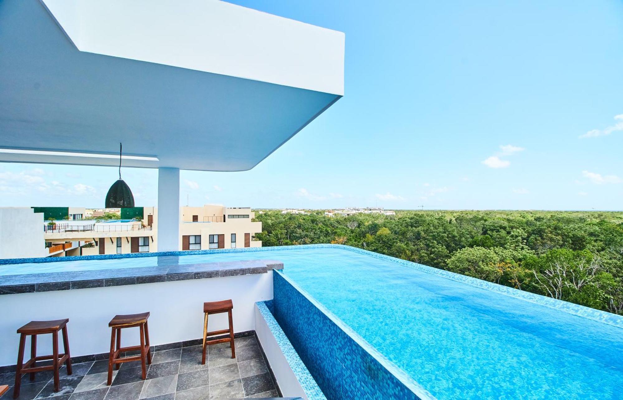 شقة Luxury Penthouse With Private Pool In Aldea Zama تولوم المظهر الخارجي الصورة